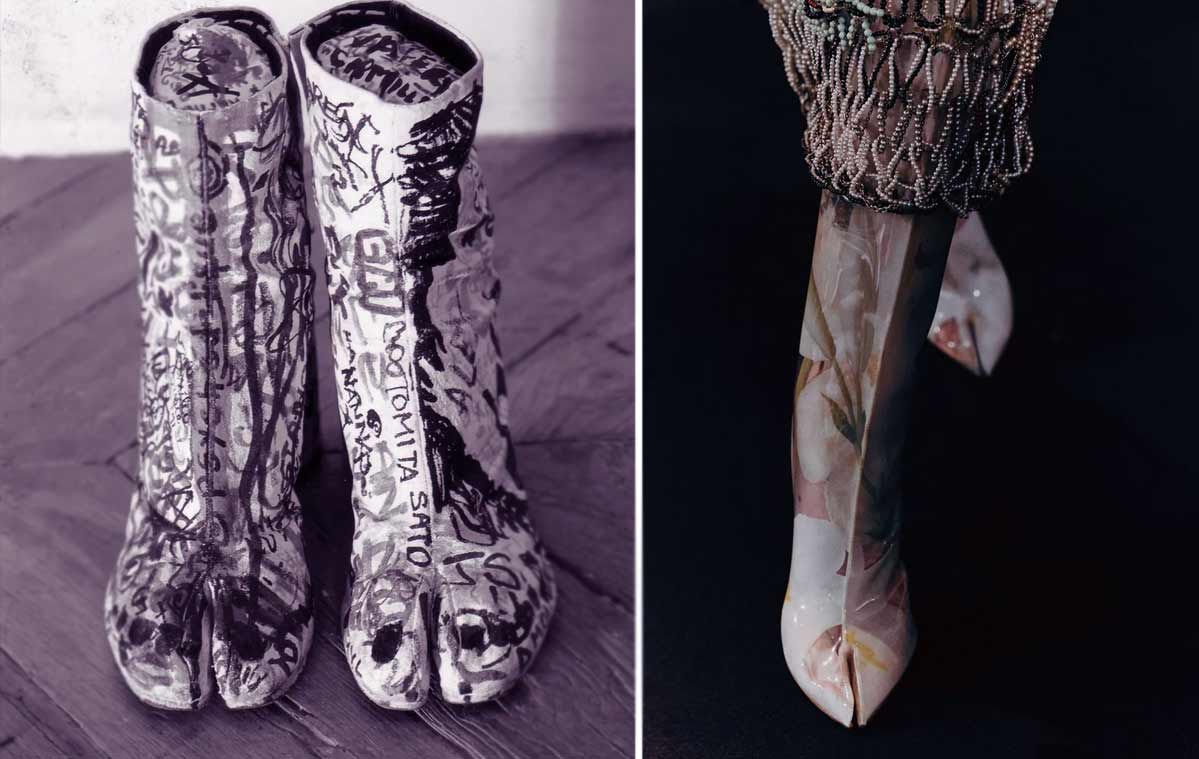 Maison Margiela folders exhibition installation