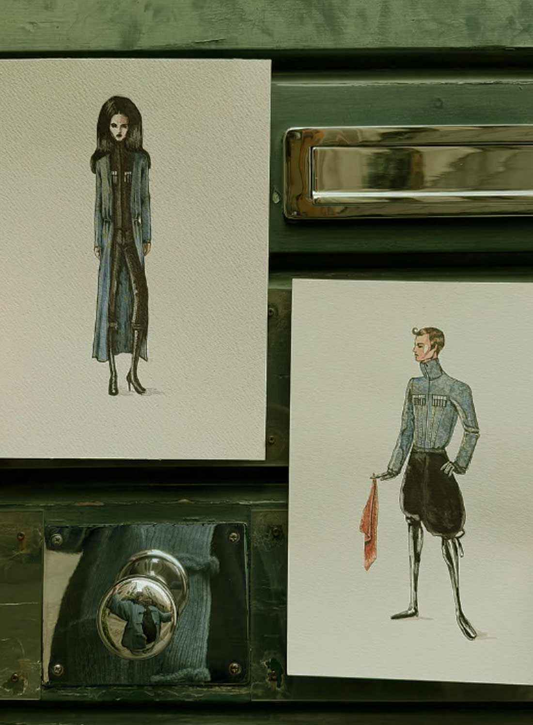 Contemporary fashion design garment detail craftsmanship