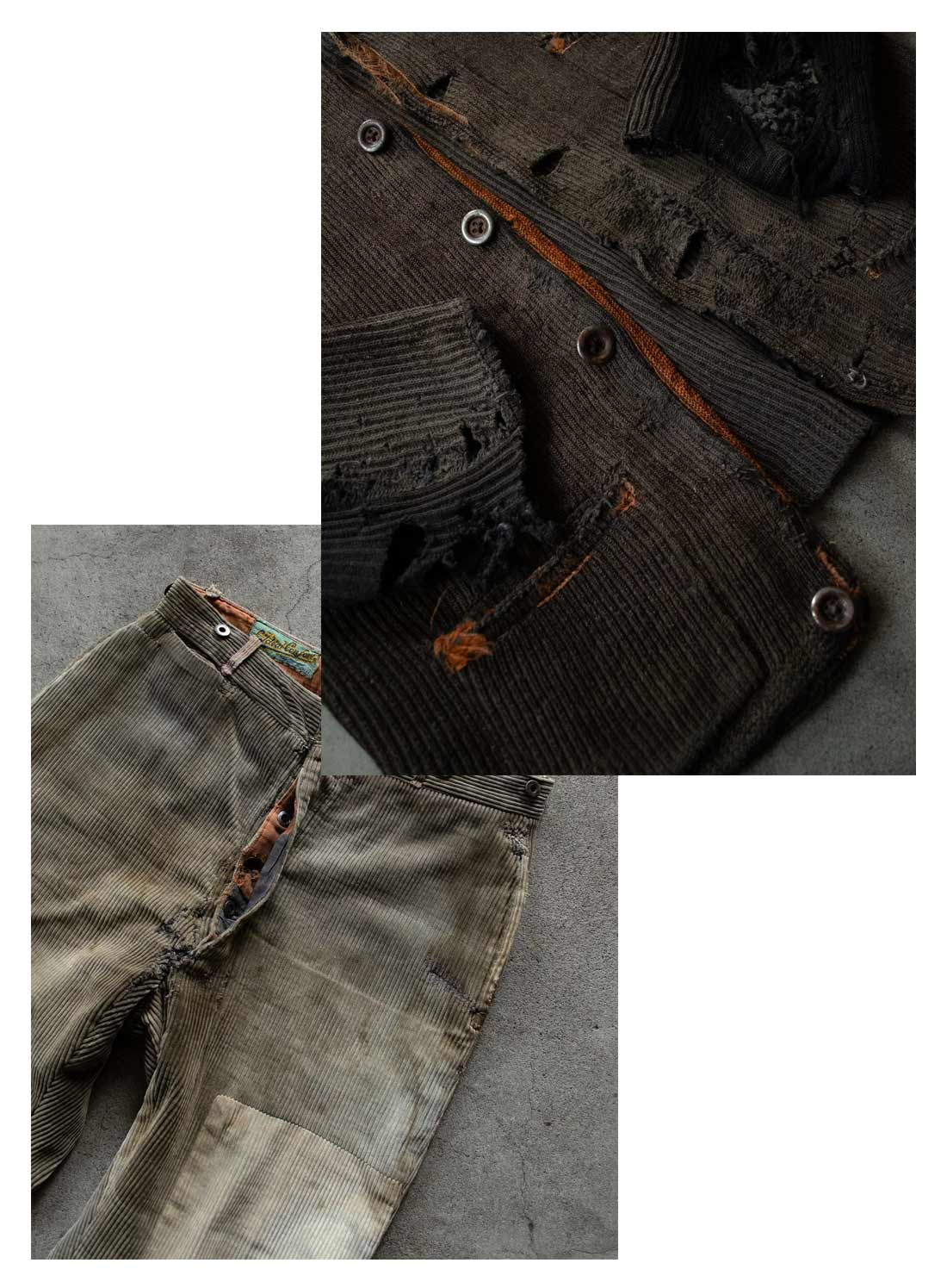 Historical vintage clothing archive pieces